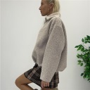 giubbotto corto  modello bomber boucle